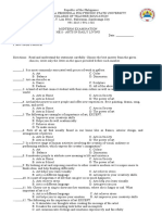 He11 Test Questonniare Midterm