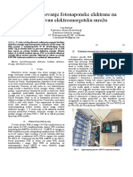 Povratno Djelovanje Fotonaponske Elektrane Na Distributivnu Elektroenergetsku Mre-U