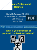 Personal - Professional Balance