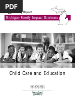 Child Care and Education: Michigan Family Impact Seminars