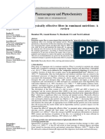 Fibra Fisicamente Efectiva en Nutricion de Rumiantes. Una Revision.