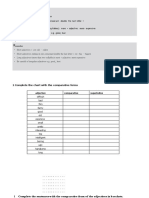 Ejercicios Comparative and Superlative