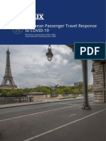 European Passenger Travel Response To COVID-19