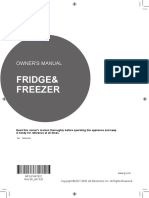 Fridge& Freezer: Owner'S Manual