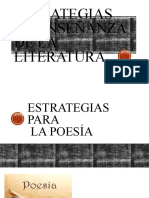 Estrategias de Enseñanza de La Literatura