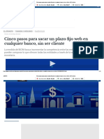 Cinco Pasos Para Sacar Un Plazo Fijo Web en Cualquier Banco, Sin Ser Cliente _ El Cronista