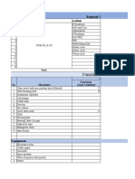 Facilities Resource Demand Collection Templet