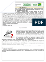 7º LP Atividade 2 - Gênero Estatuto - Estratégias e Procedimentos de Leitura em Textos Legais e Normativos - Pontuação - Professor