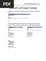 Soal 4_Linked Ganjil Genap