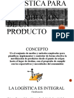 Logística para La Distribución de Un Producto