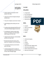 GCSE English Reading Strategies Checklist