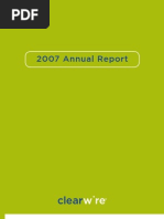 2007 Annual Report: 1.888.CLEARWIRE (1.888.253.2794)