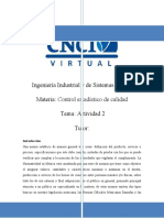 Actividad 2 Control Estadístico de Calidad