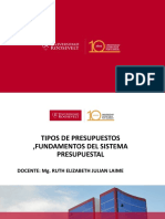 TIPOS DE PRESUPUESTO