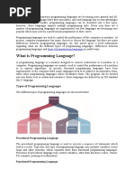 What Is Programming Language?: Types of Programming Languages