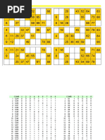 bingo housie ticket generator excel sheet