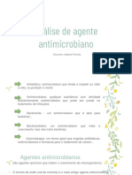 Análise de Agente Antimicrobiano