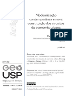 Maria Laura Silveira - Modernização e Circuitos Da Economia Urbana