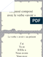 Le Passe Compose Avec Le Verbe Avoir Exercice Grammatical Feuille Dexercices - 85451