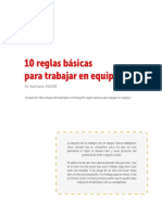 10 Reglas Basicas para Trabajar en Equipo