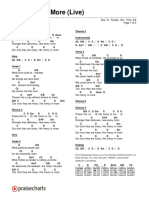 His Mercy Is More (Live) (Shane & Shane) Chord Chart - G - 2 Column Layout