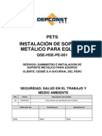 Qse-Hse-Pe-01 Suministro e Instalacion de Soporte Metalico para Equipos