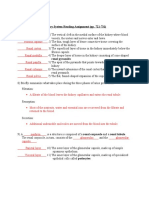 8 - Urinary System Reading (Key)