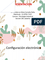 configuracion electronica