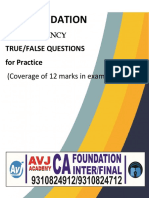 0 - 297-Accountancy True False Questions