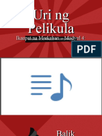 Uri NG Pelikula