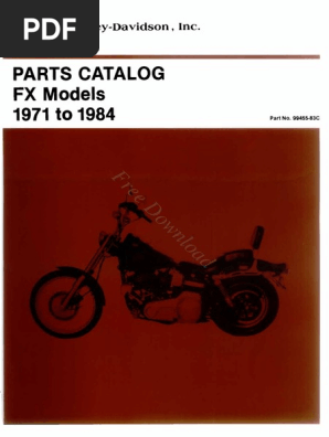 1966-1970 Harley Davidson Service Manual. - Etsy