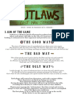 I. Aim of The Game: Rules (Work in Progress Beta Version)