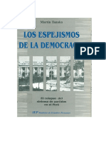 Martín Tanaka - Los Espejismos de La Democracia, El Colapso Del Sistema de Partidos en El Peru 1980-1995