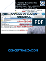 Tema 01 COSTOS Y PRES. - ANALISIS DE COSTOS UNITARIOS 2020