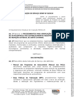 Instrução de Serviço 03 - Programas de Autocontrole