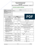 Gravel Sieve Analysis - Result Data Sheet