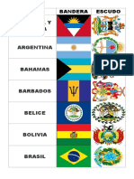 Paises de America Banderas y Escudos