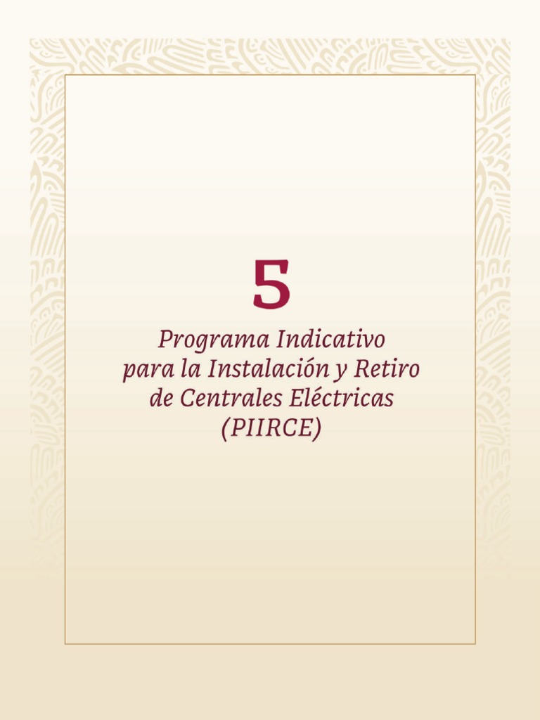 Prodesen Cap Tulo 5 | PDF | Energía renovable | Ingenieria Eléctrica