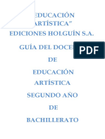 310377628 223104424 Guia de Segundo de Bachillerato de Educacion Artistica PDF