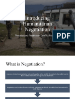Humanitarian Negotiation 2020