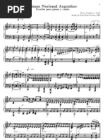 Partitura Para Piano Himno Nacional Argentino