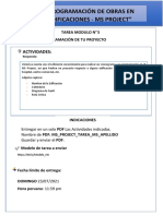 TAREA M5 Programación de Obra