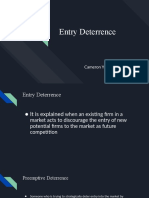 Entry Deterrence 2.0