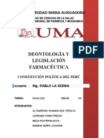 Constitución Política del Perú y sus artículos sobre derechos a la salud (Título  optimizado de menos de  para el documento