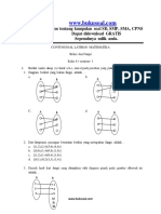 SOAL MATEMATIKA SD SMP SMA CPNS