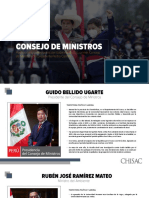 Perfiles - Primer Consejo de Ministros de Pedro Castillo