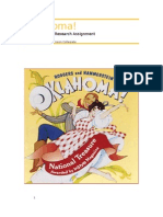 Oklahoma!: Musical Theatre Research Assignment
