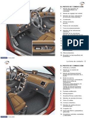 Por Favor , Deje Un Mensaje Para El Año Del Coche) Peugeot 206 207 307 308  408 3008 Especial Cosido a Mano Cubierta Volante