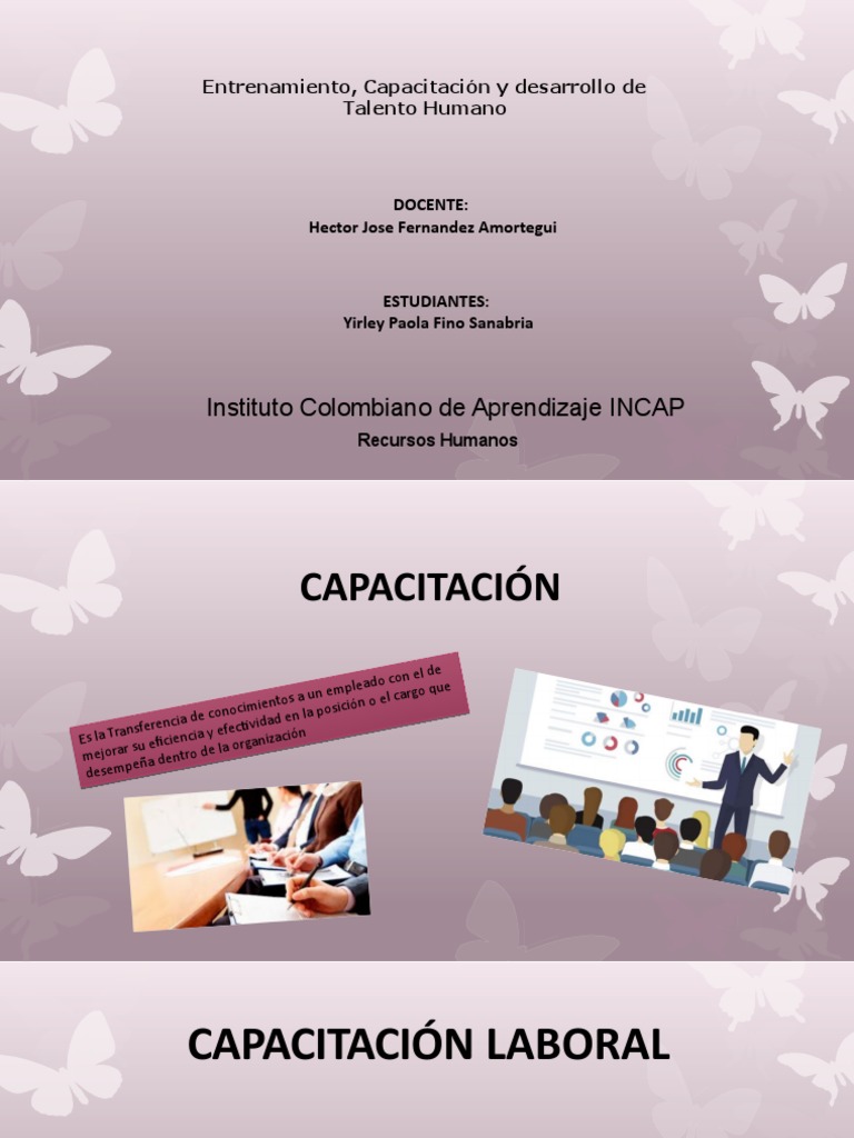 Capacitación y Desarrollo de Talento Humano | PDF | Desarrollo personal ...