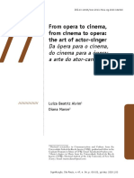 From Opera To Cinema - Publicado Inglês